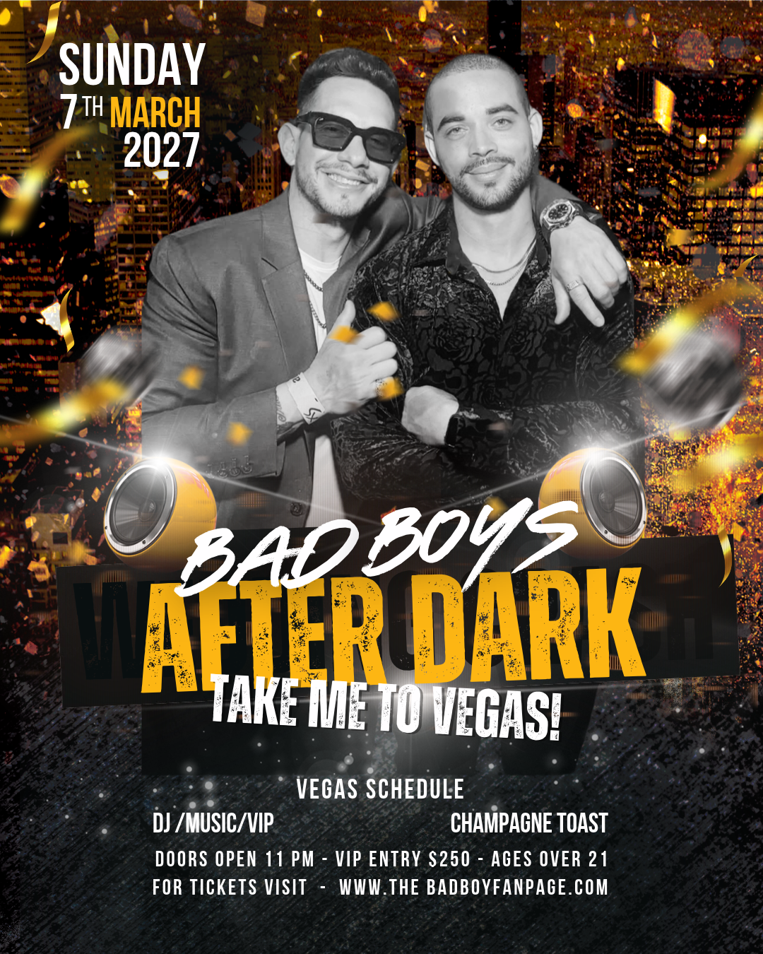 Bad Boys AFTER DARK TOUR – Las Vegas, NV (March 7, 2027)