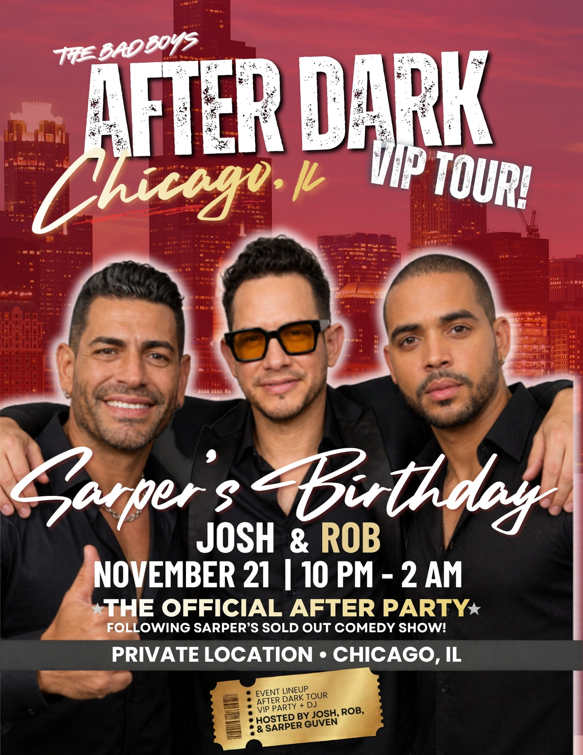 Bad Boys AFTER DARK TOUR – Chicago, IL (November 21)